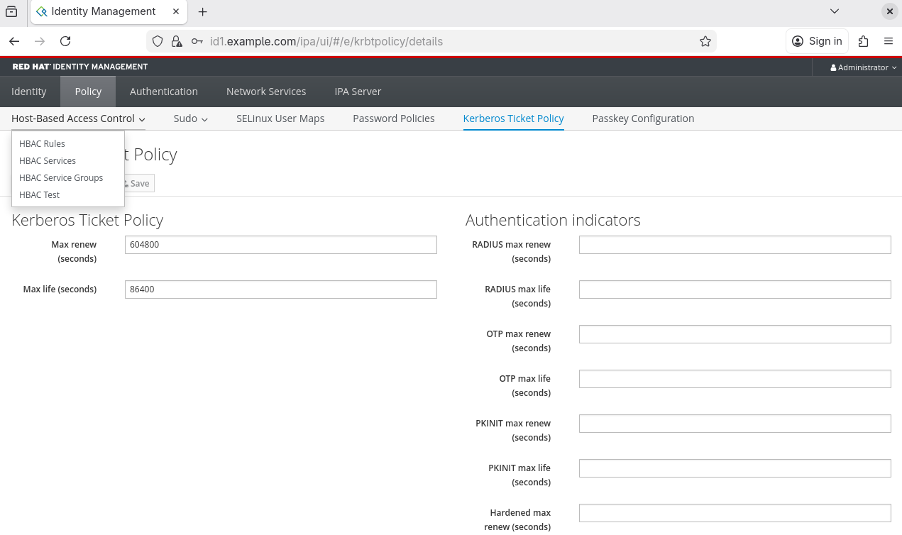 Policy GUI