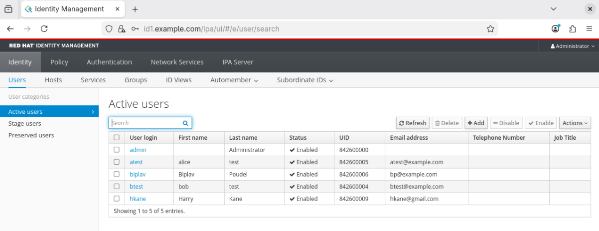 IPA GUI Webpage
